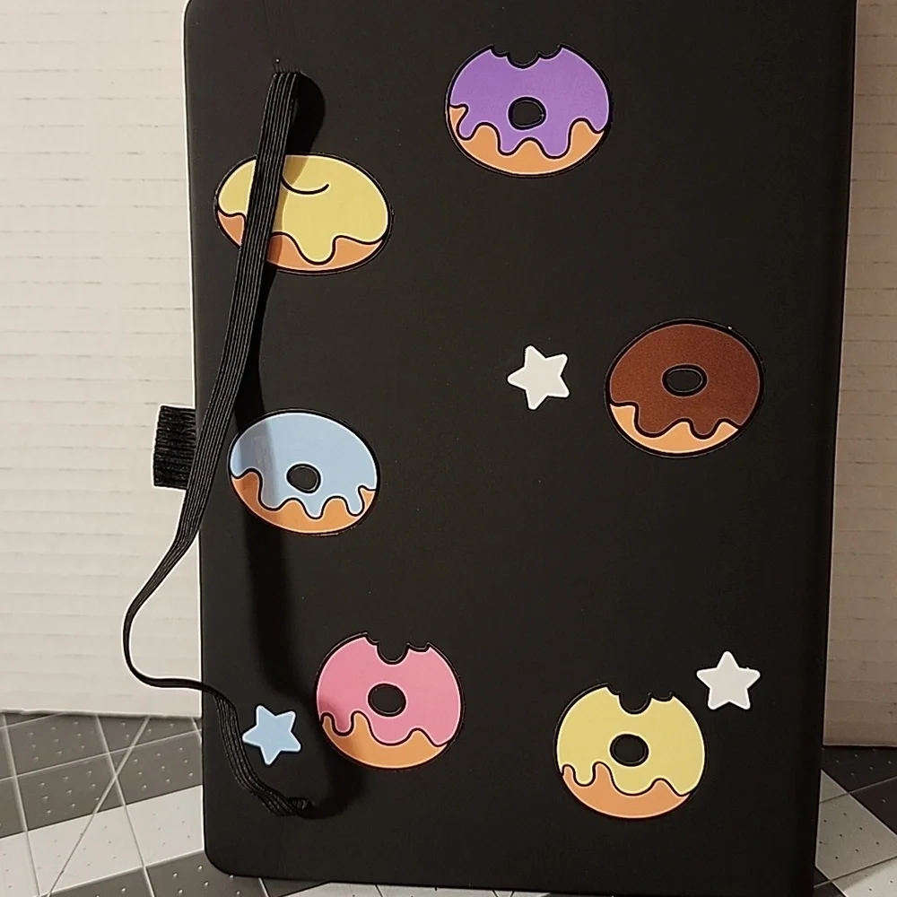 Colorful Donut-Themed Journal and Pen Set